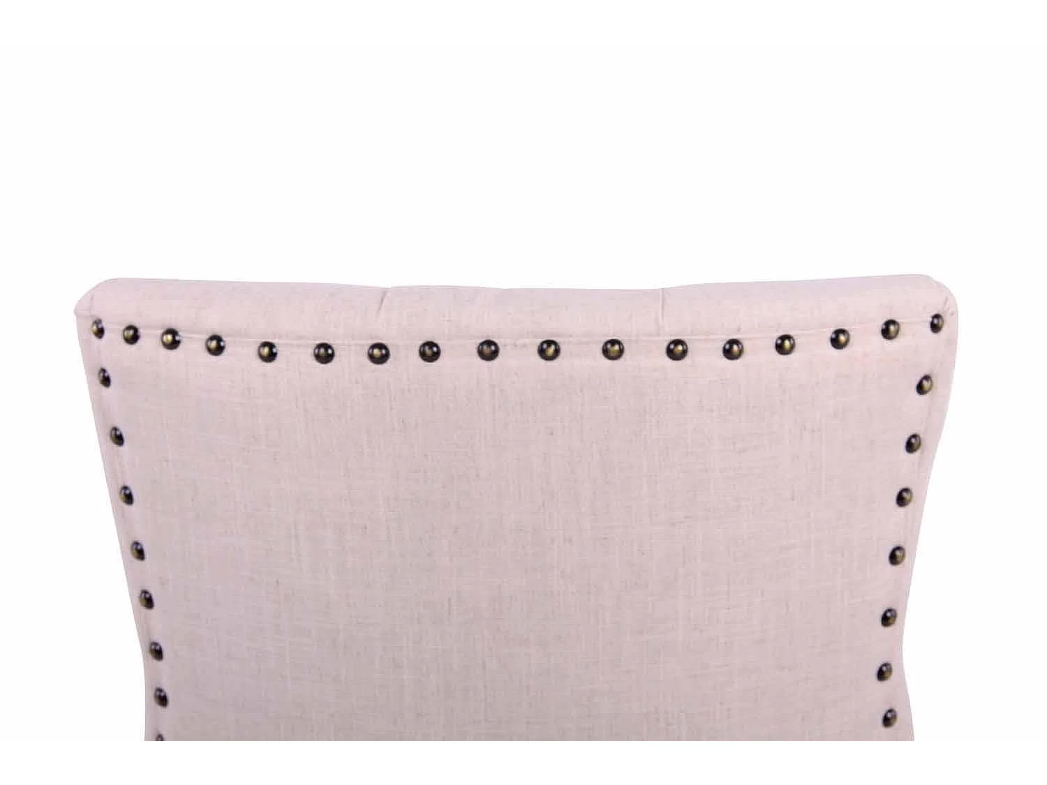 chaise salle à manger - Tissu & Antique clair - Crème - Aberdeen