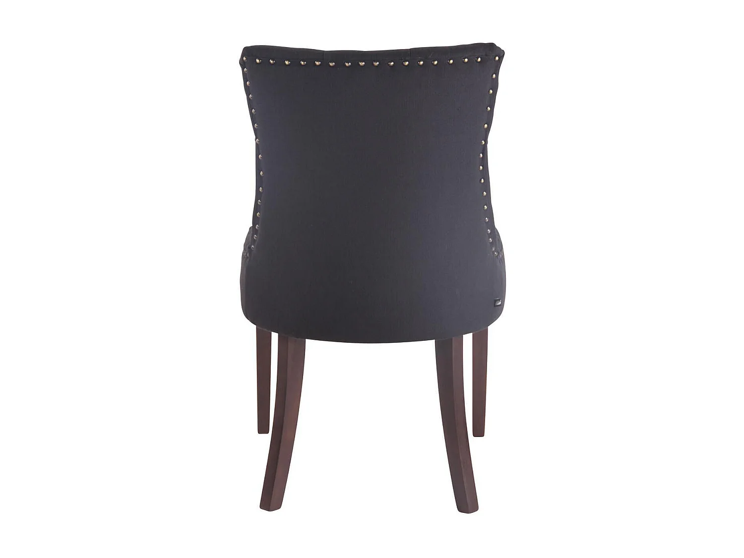 chaise salle à manger - Tissu & Antique - Noir - Aberdeen