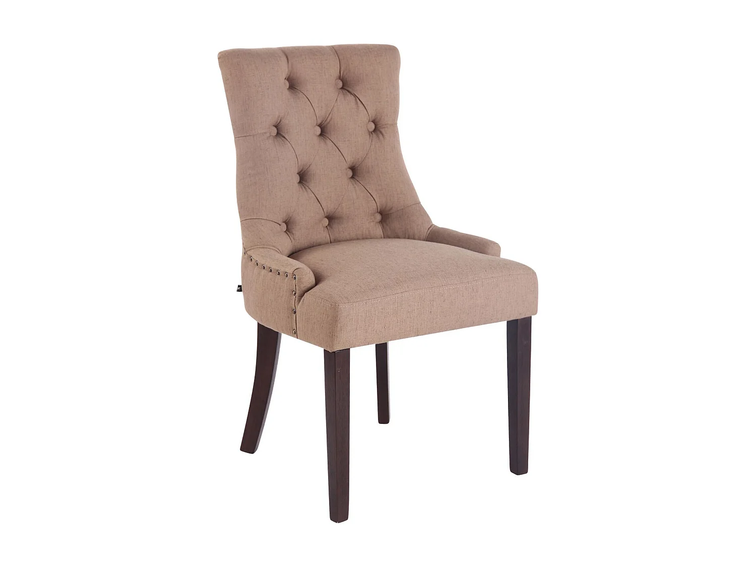 chaise salle à manger - Tissu & Antique - Taupe - Aberdeen