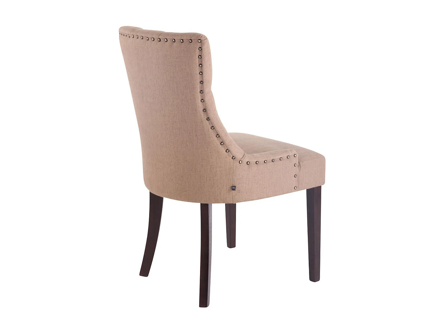 chaise salle à manger - Tissu & Antique - Taupe - Aberdeen