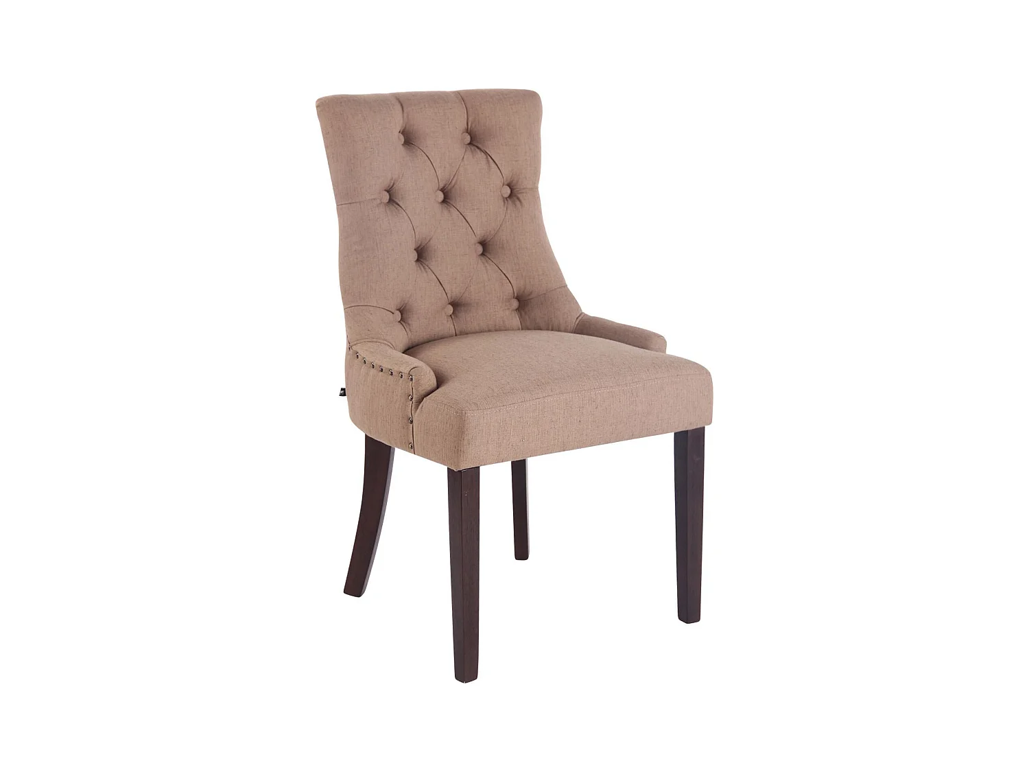 chaise salle à manger - Tissu & Antique - Taupe - Aberdeen
