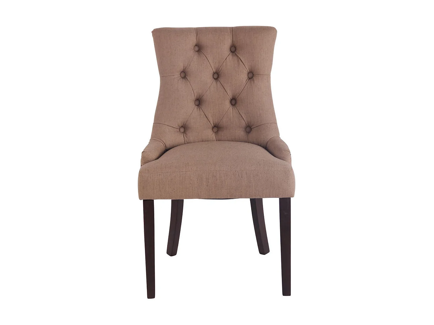 chaise salle à manger - Tissu & Antique - Taupe - Aberdeen