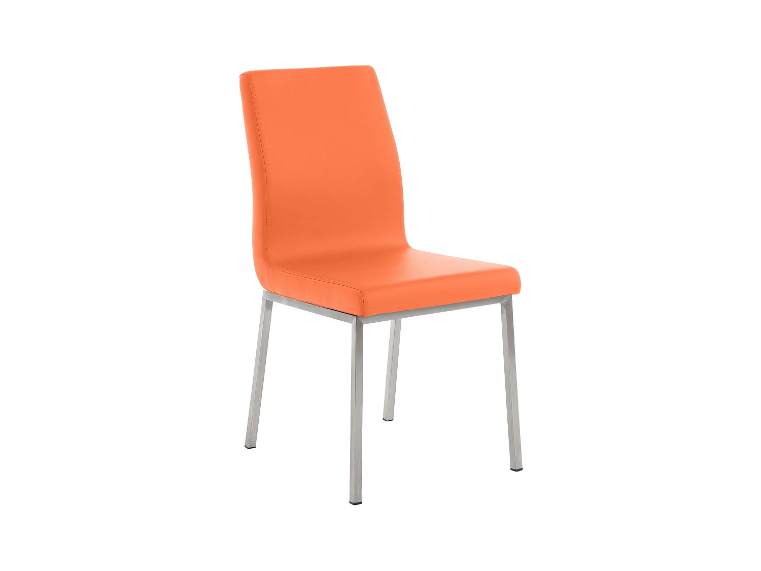 chaise salle à manger - Similicuir - Orange - Colmar