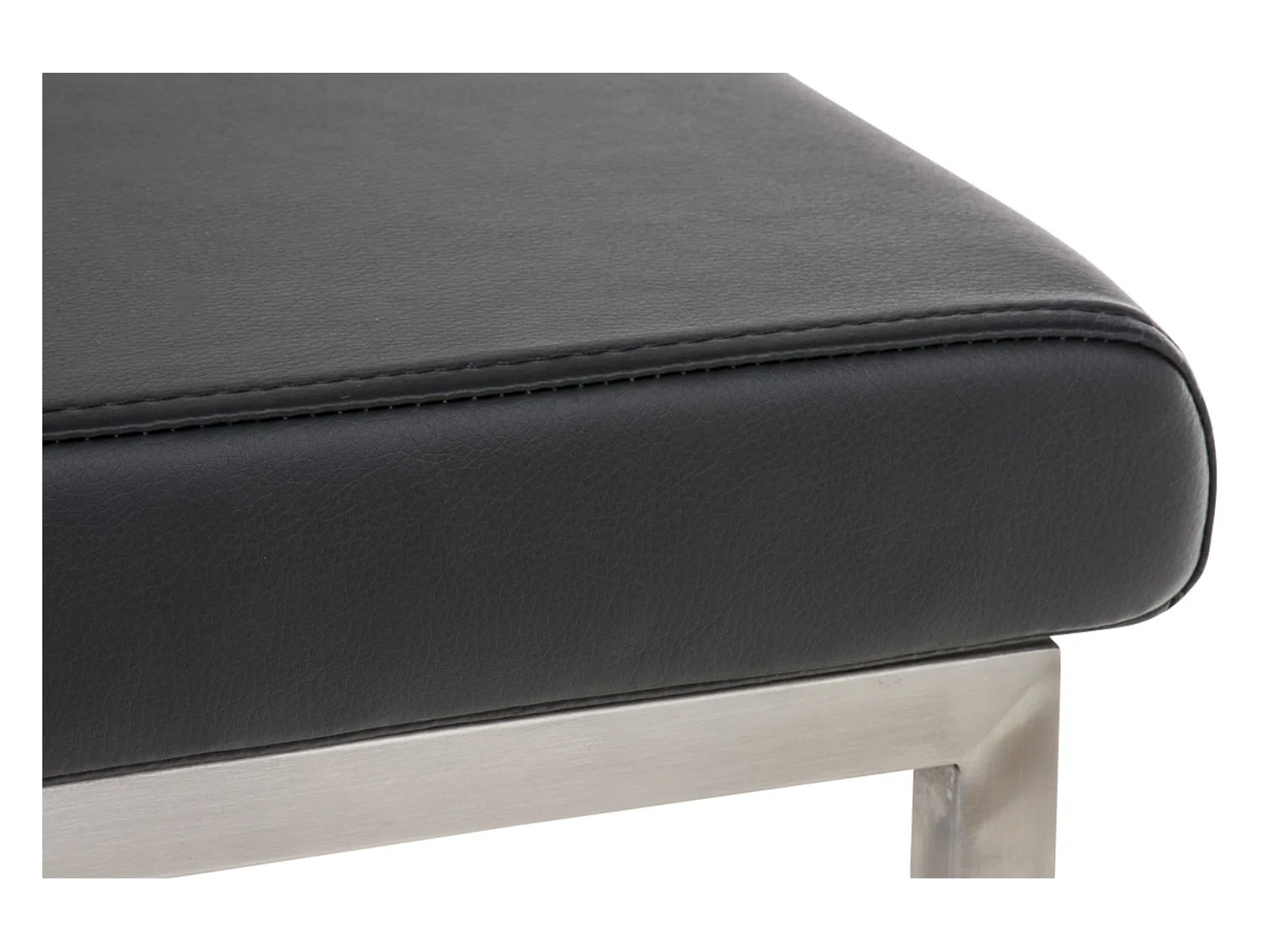 Set De 2  Silla de comedor - Simil cuero - Negro - Colmar