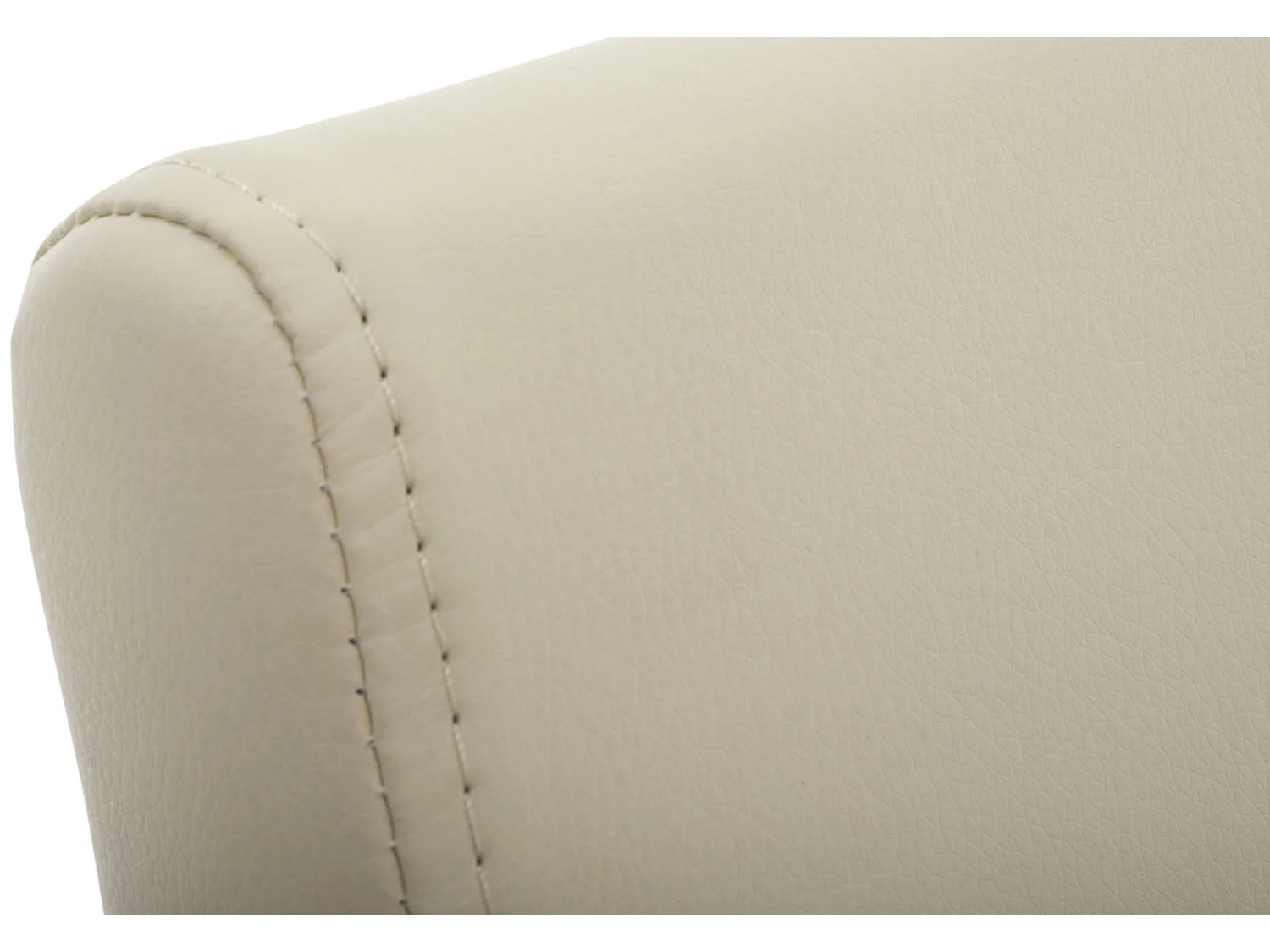 2er Set Esszimmerstuhl - Kunstleder - creme - Colmar