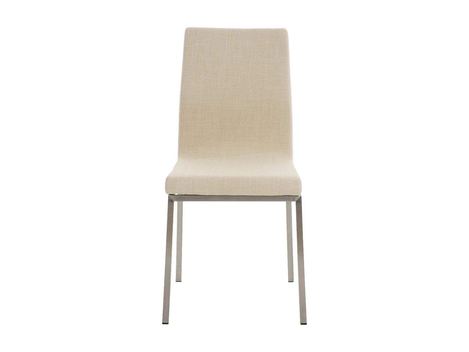 Lot de 2  chaise salle à manger - Tissu - Crème - Colmar