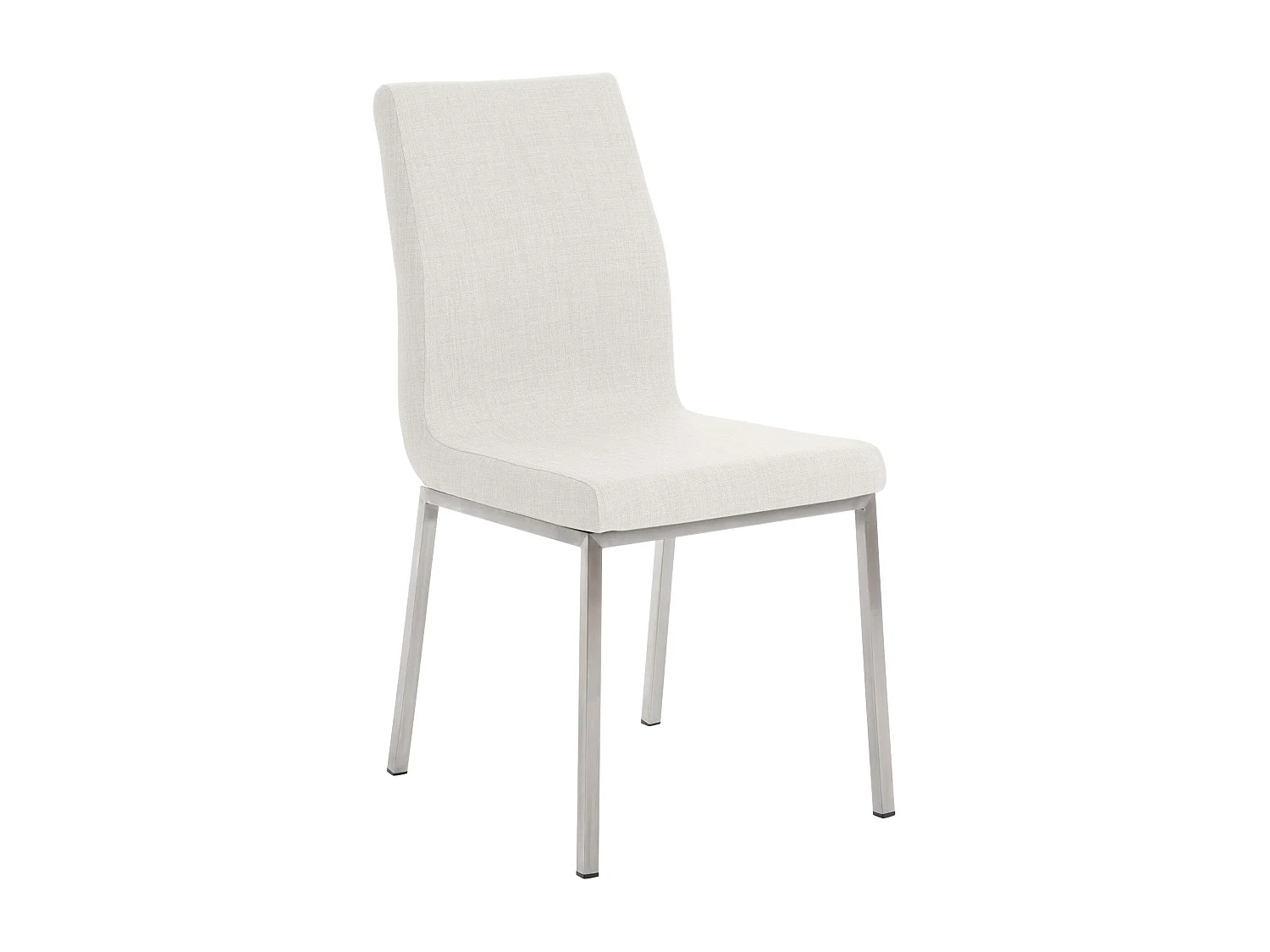 chaise salle à manger - Tissu - Blanc - Colmar