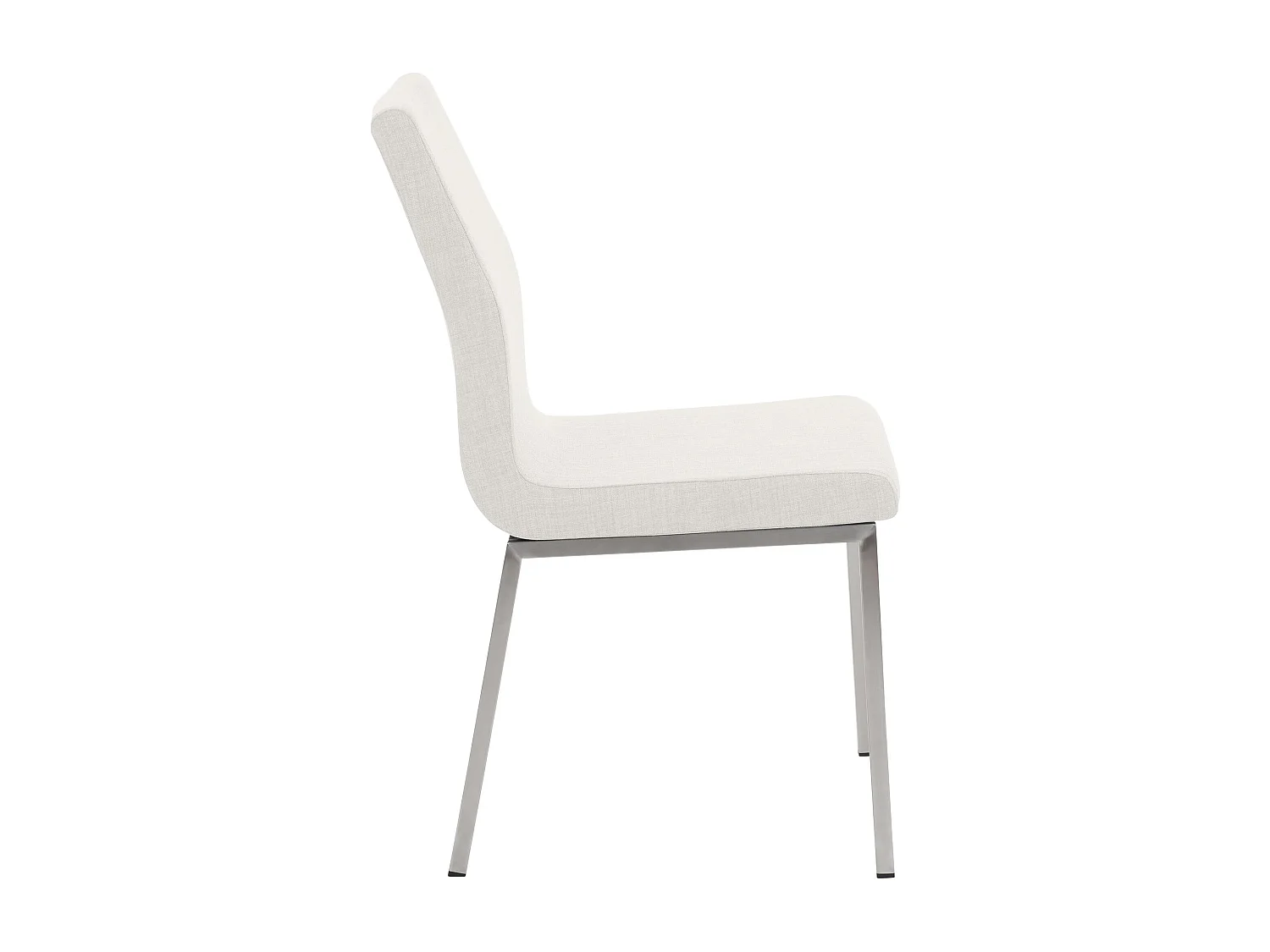 chaise salle à manger - Tissu - Blanc - Colmar