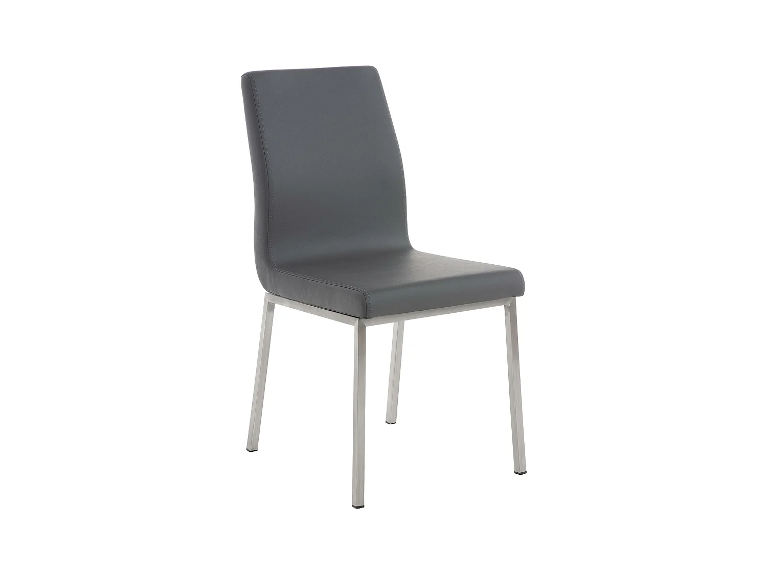 chaise salle à manger - Similicuir - Gris - Colmar