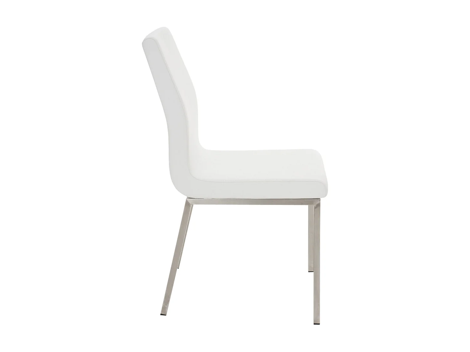 Set van 2  Eetkamerstoelen - Kunstleer - wit - Colmar