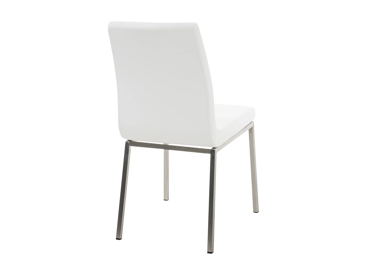 Set van 2  Eetkamerstoelen - Kunstleer - wit - Colmar