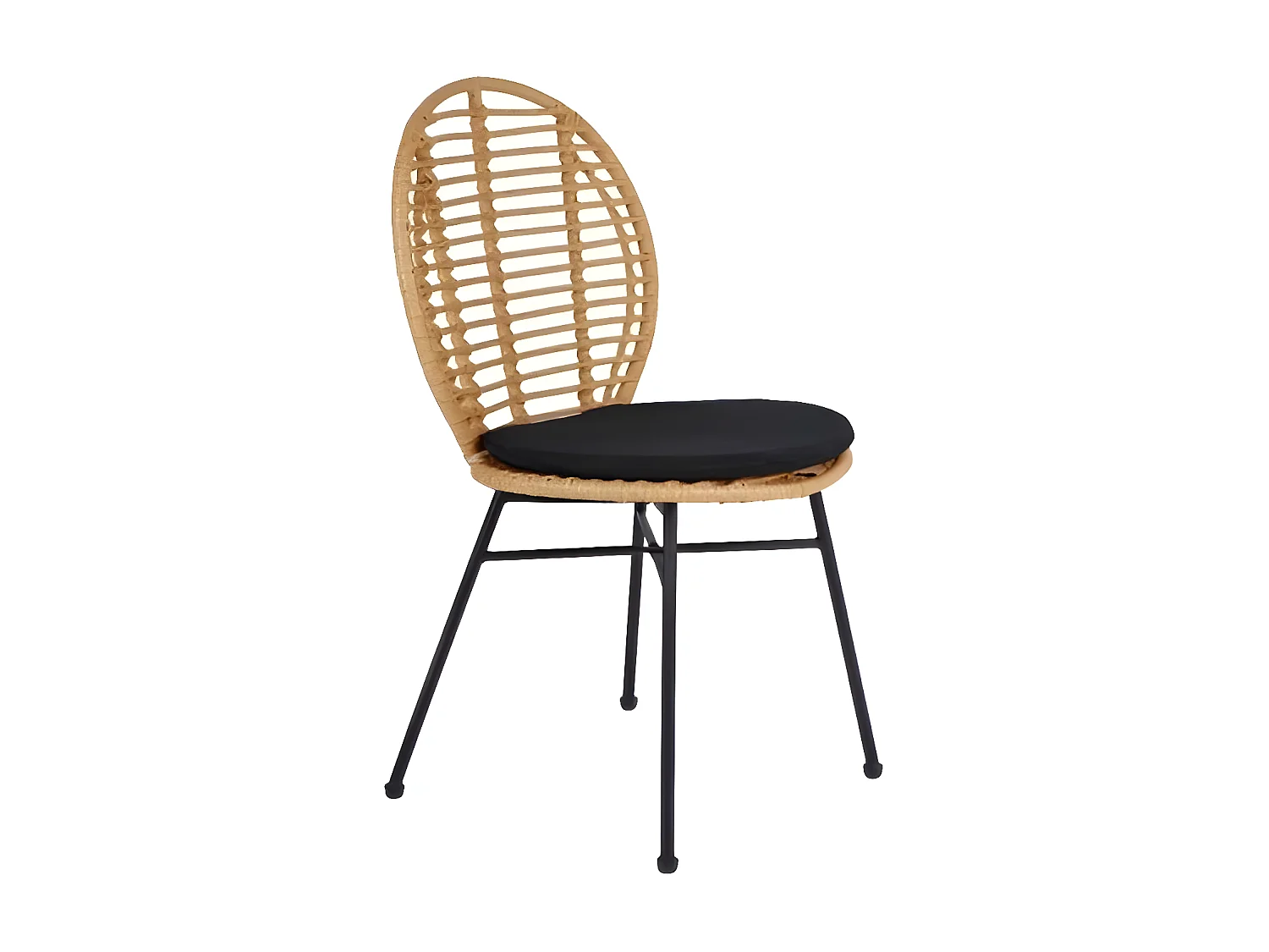 Stuhl K472/Rattan/Beige