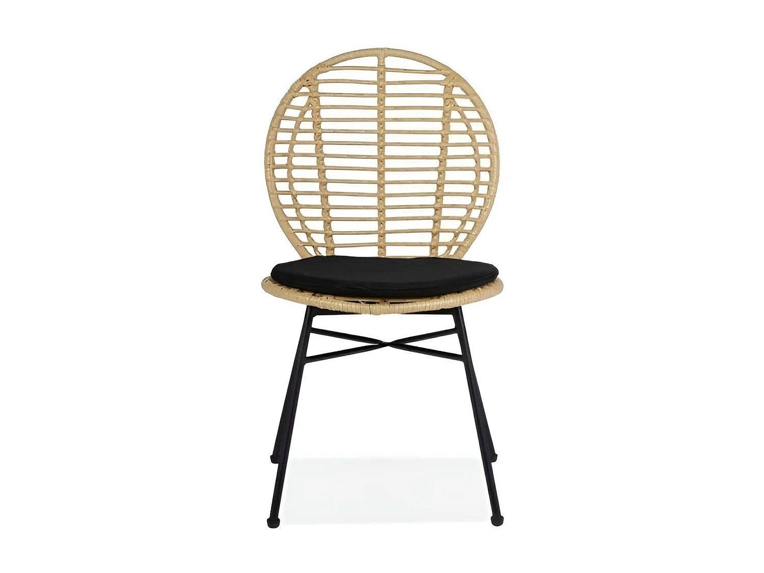 Stuhl K472/Rattan/Beige