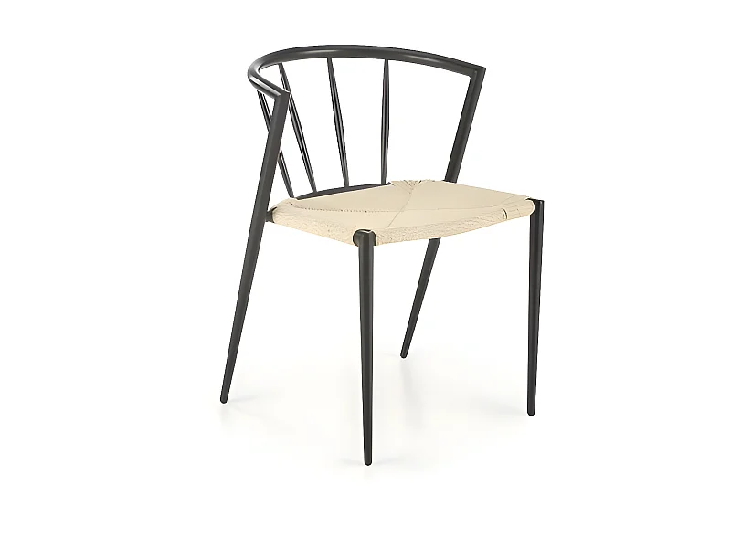 Stoel K515/Metaal/Beige&Zwart