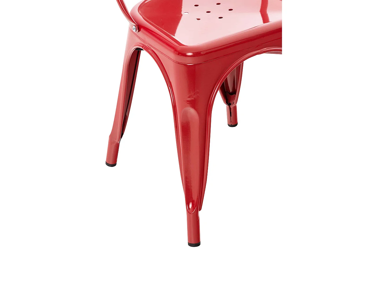 chaise salle à manger - Métal & Métal - Rouge - Benedikt V2