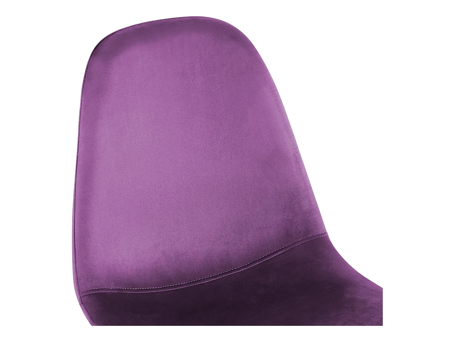 chaise salle à manger - Velours - Violet - Napier