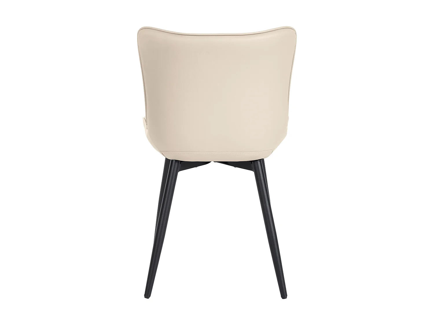 Eetkamerstoelen - Kunstleer - creme - Largo