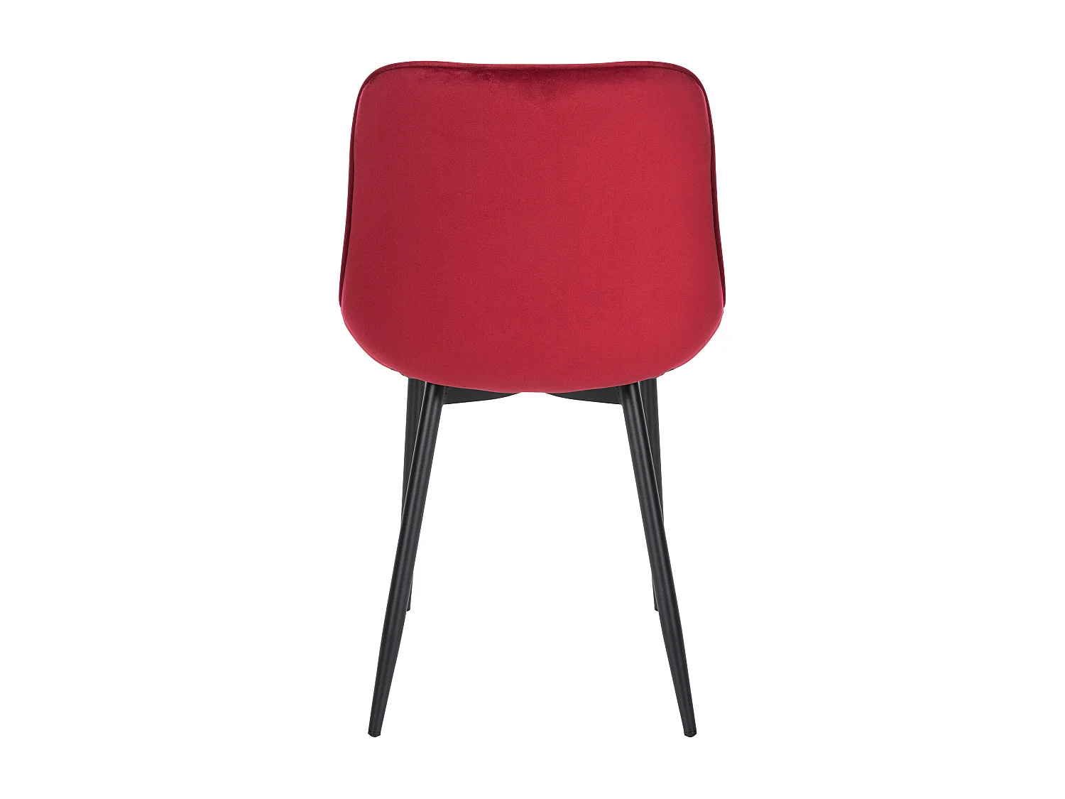 chaise salle à manger - Velours & Nature - Rouge - Springs