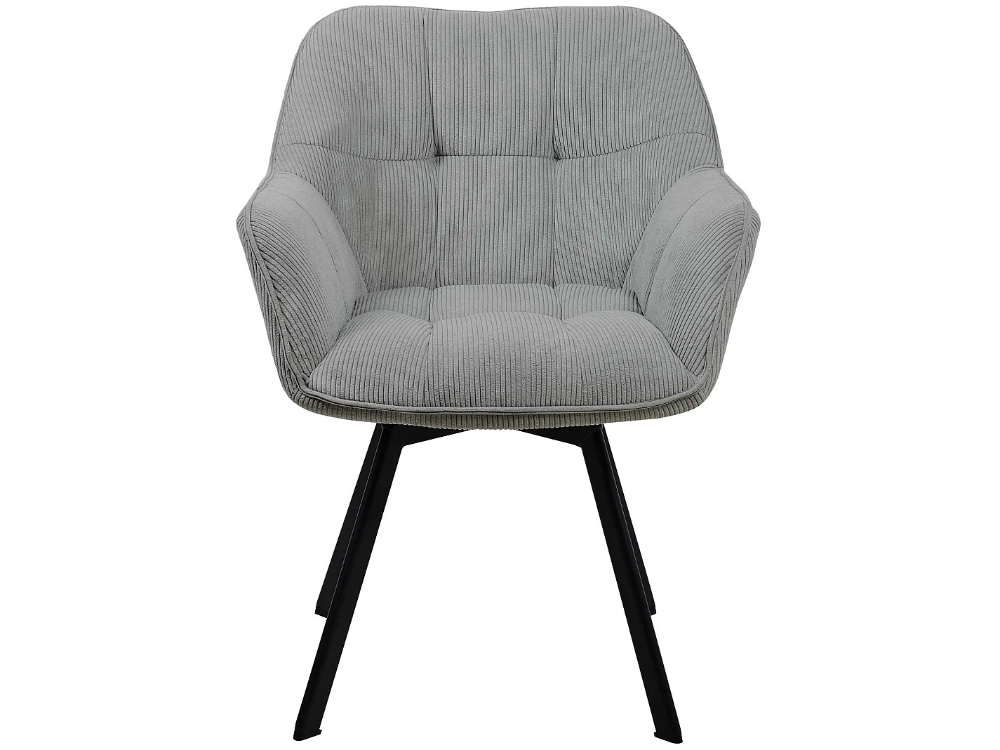 chaises avec accoudoirs - Cordon - Gris - Jordi