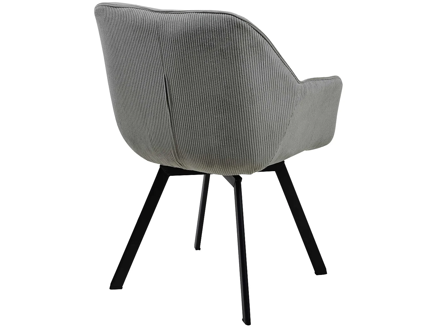 chaises avec accoudoirs - Cordon - Gris - Jordi