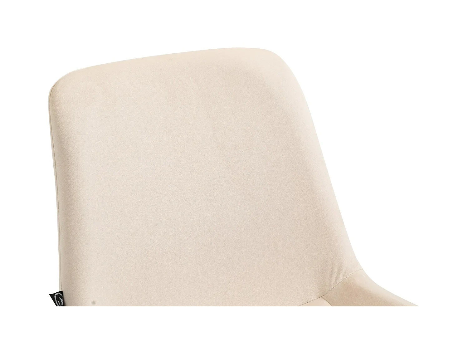 Lot de 2  chaise salle à manger - Velours - Crème - Victoria