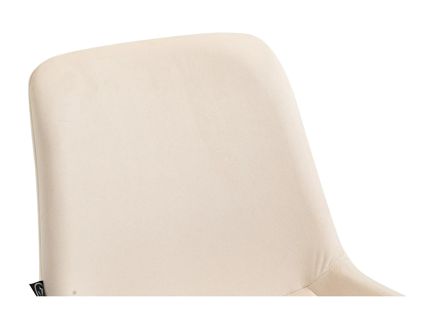 Lot de 2  chaise salle à manger - Velours - Crème - Victoria