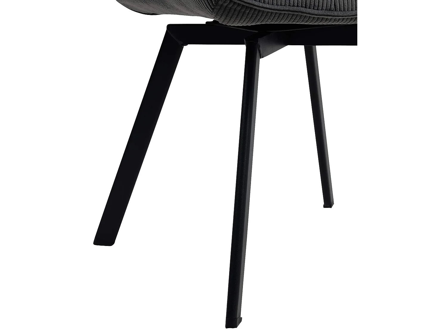 chaises avec accoudoirs - Cordon - Gris foncé - Jordi