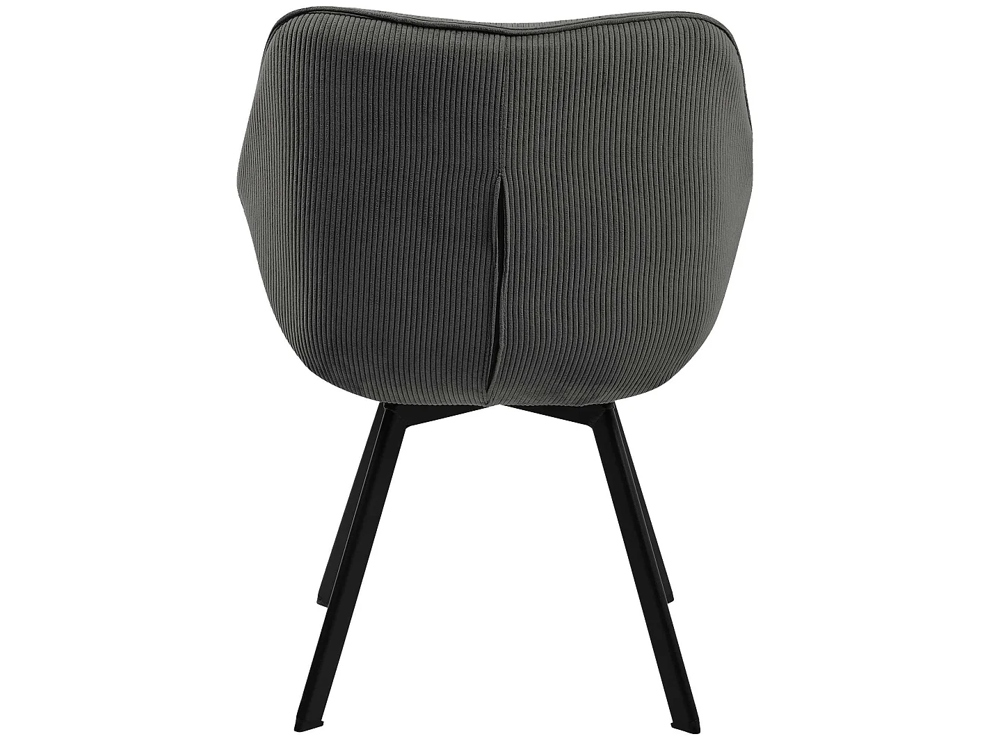 chaises avec accoudoirs - Cordon - Gris foncé - Jordi