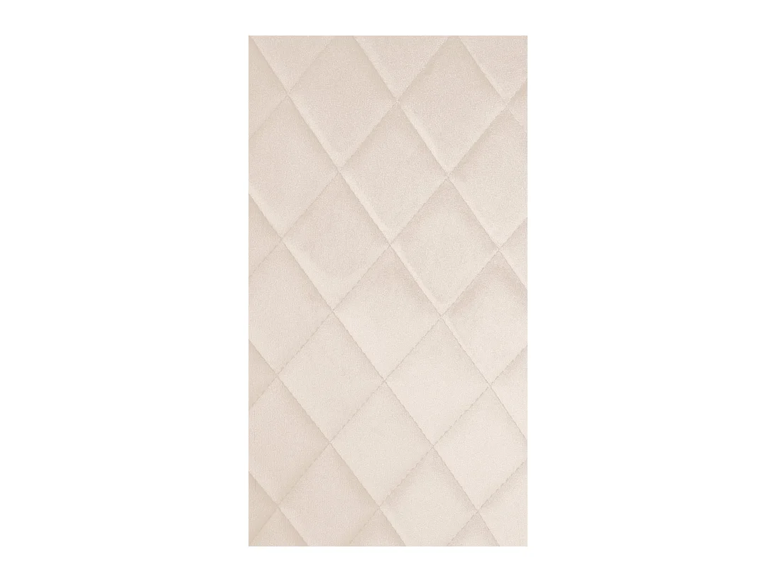 Lot de 4  chaise salle à manger - Velours - Crème - Telde