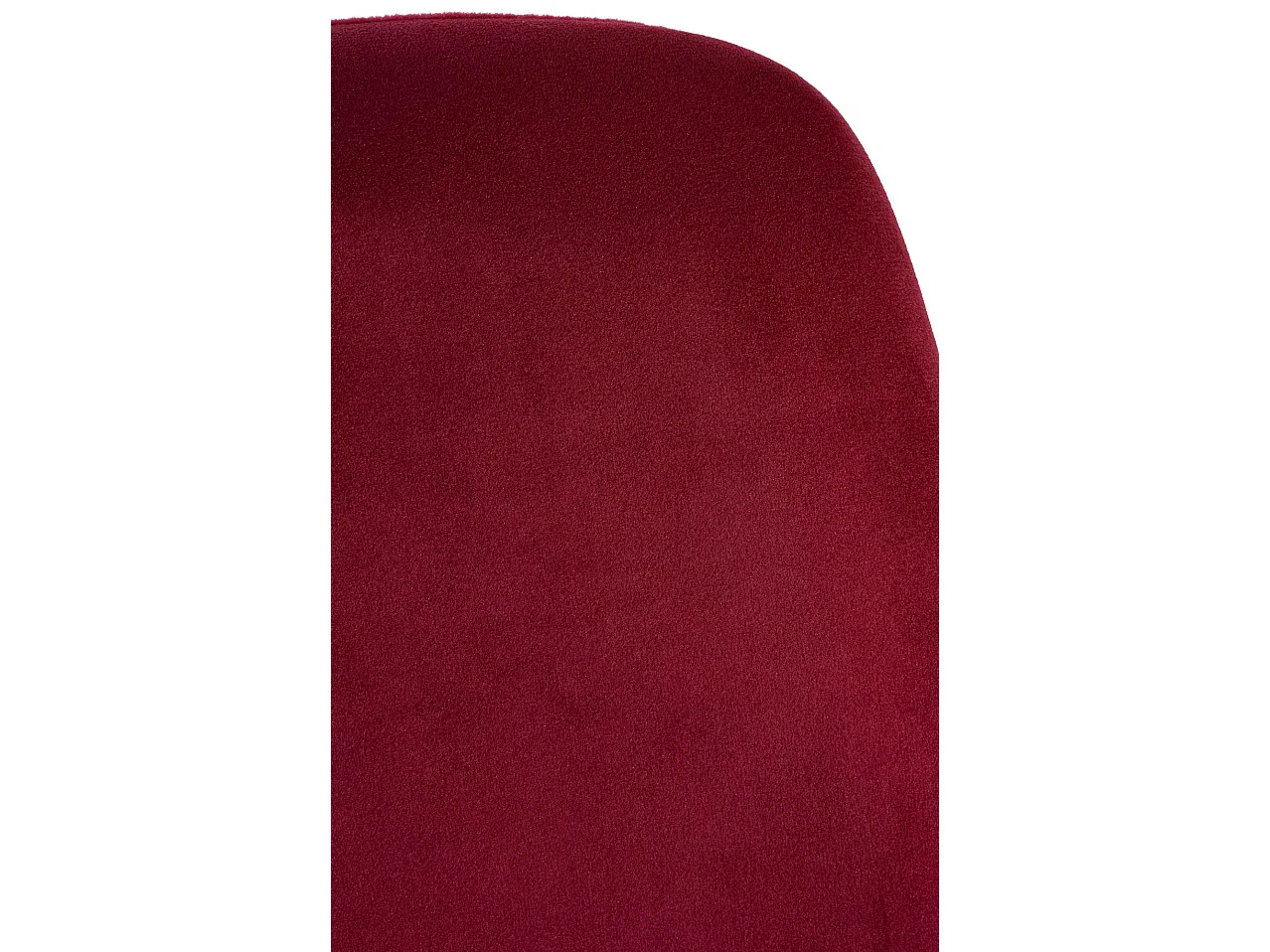 chaise salle à manger - Velours & Noir - Rouge - Victoria