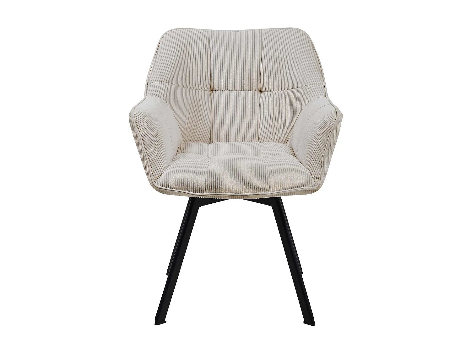 chaises avec accoudoirs - Cordon - Crème - Jordi