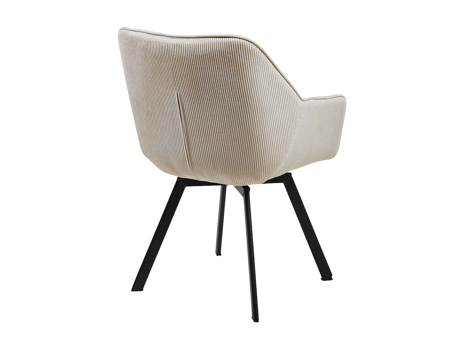 chaises avec accoudoirs - Cordon - Crème - Jordi