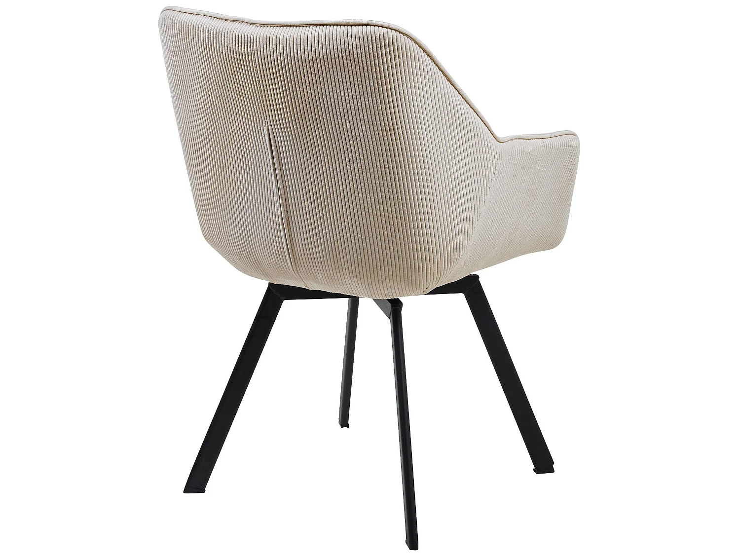 chaises avec accoudoirs - Cordon - Crème - Jordi