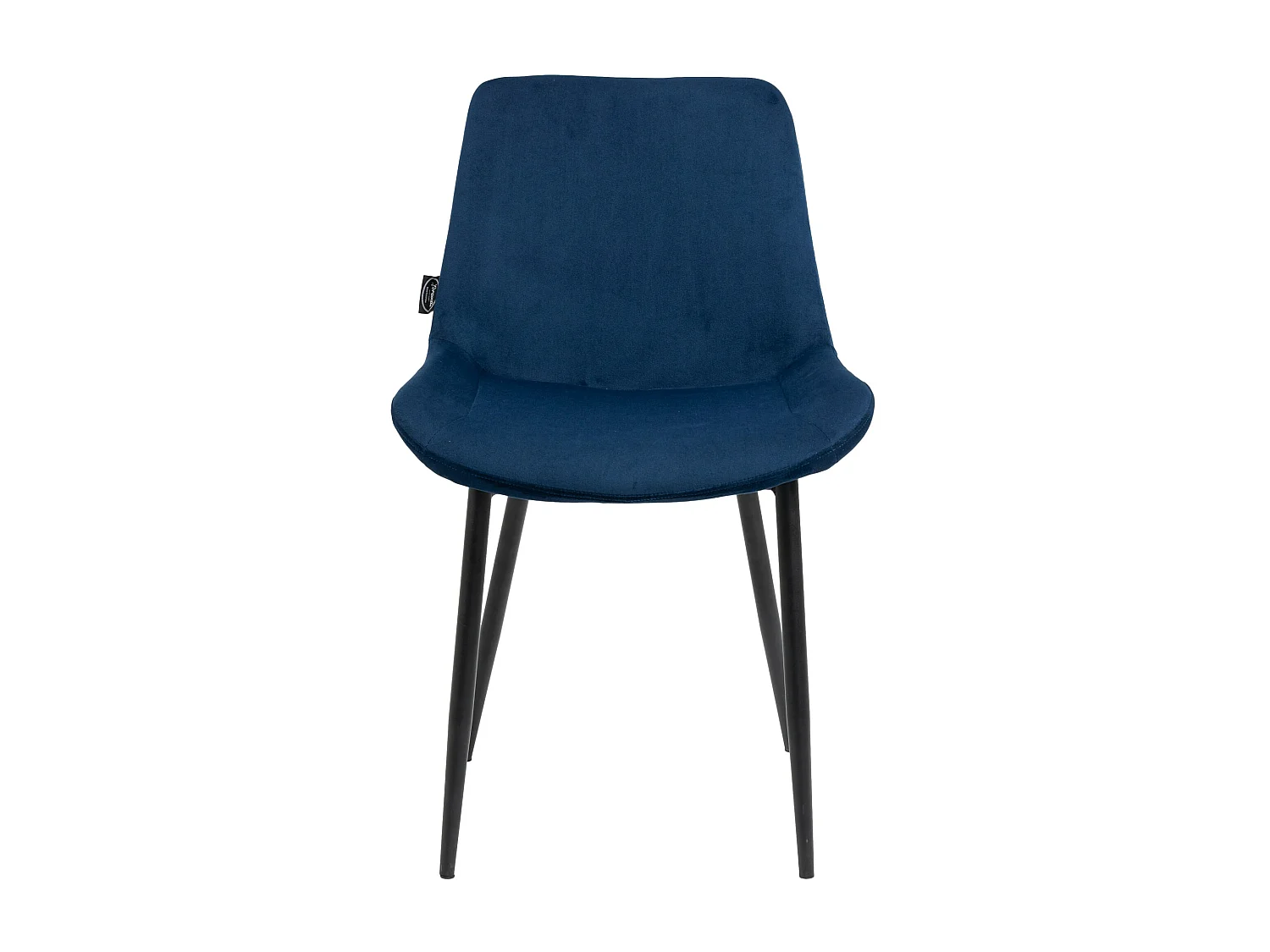 Lot de 2  chaise salle à manger - Velours - Bleu - Victoria