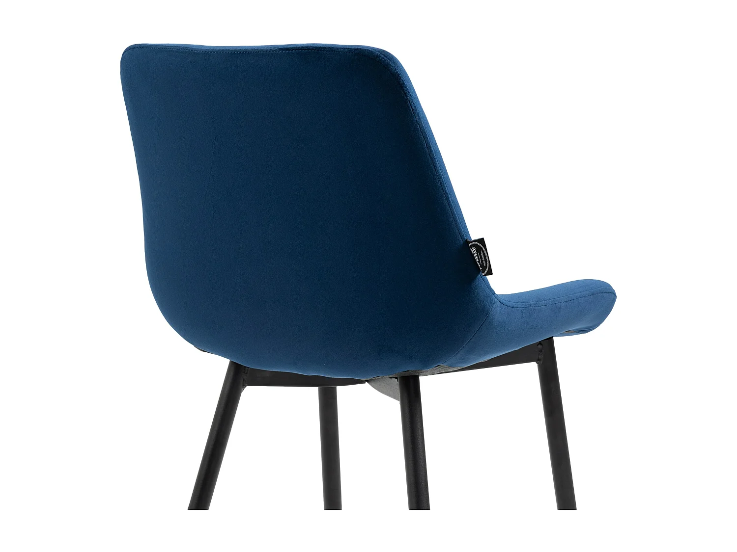 Lot de 2  chaise salle à manger - Velours - Bleu - Victoria