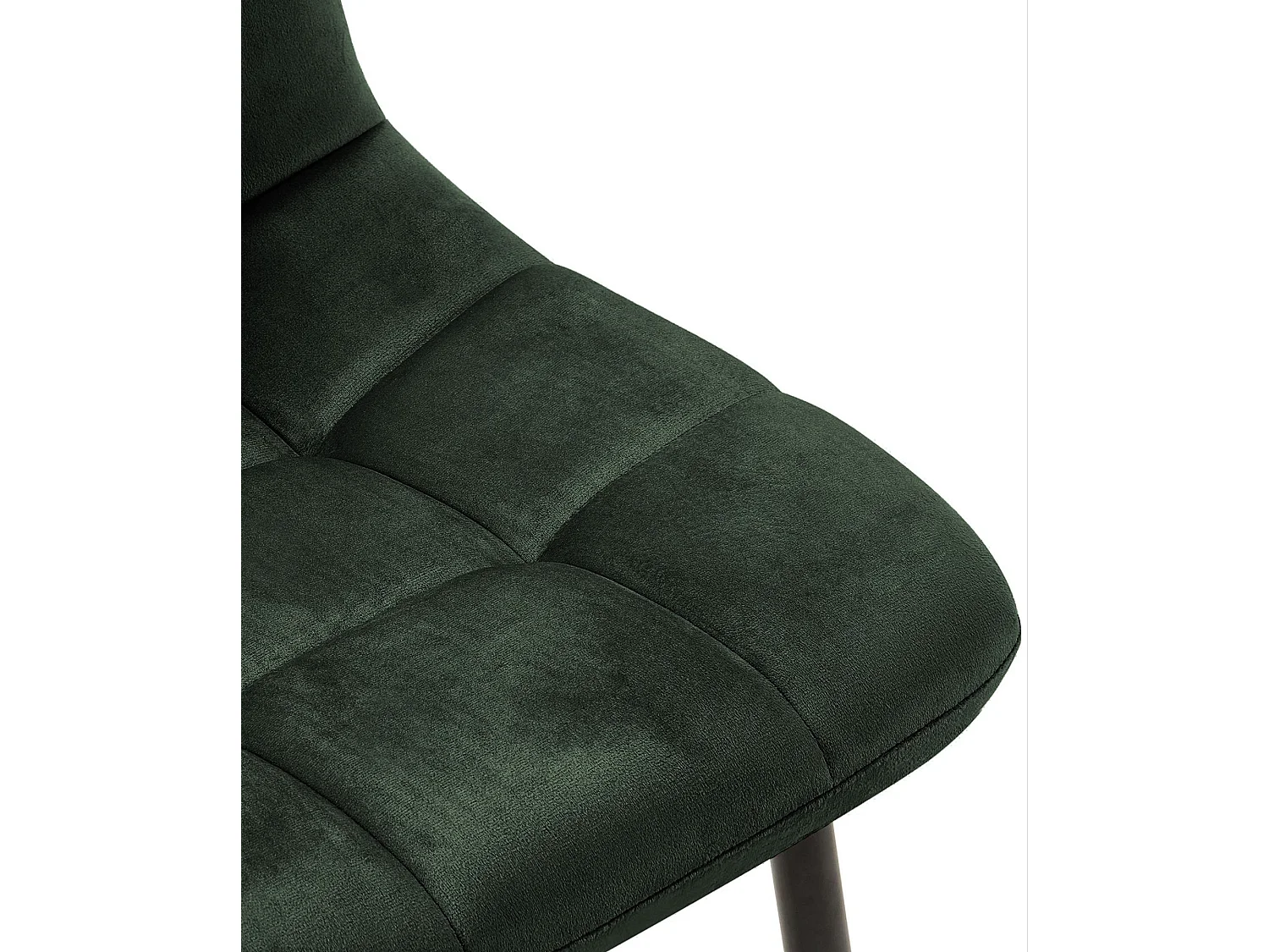 Set van 4  Eetkamerstoelen - Fluweel - groen - Tilde