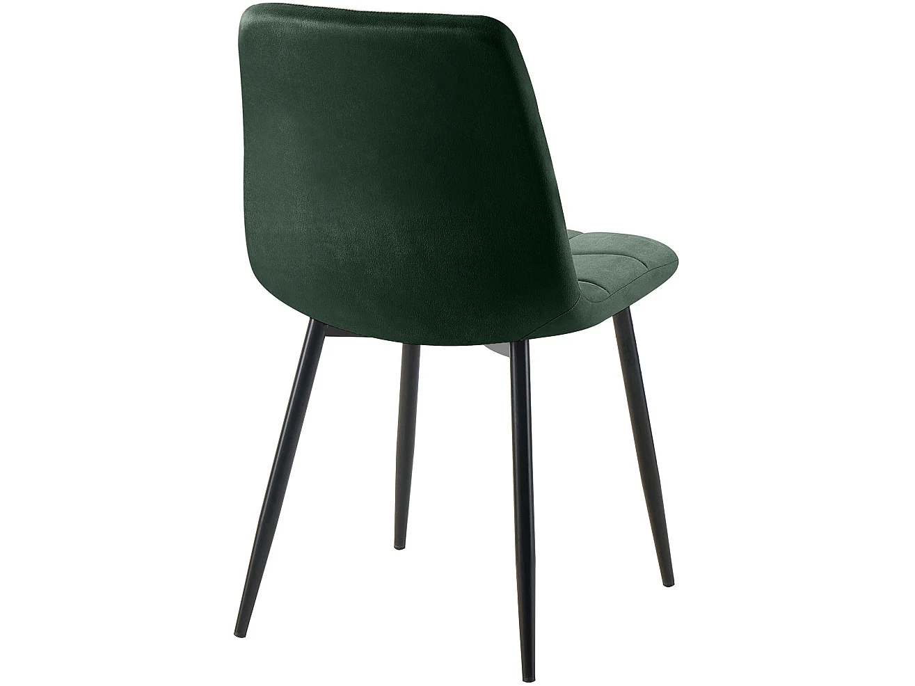 Set van 4  Eetkamerstoelen - Fluweel - groen - Tilde