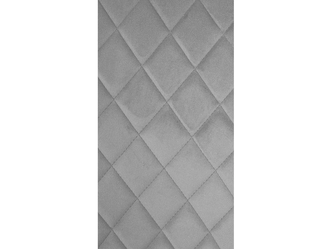 Lot de 4  chaise salle à manger - Velours - Gris - Telde