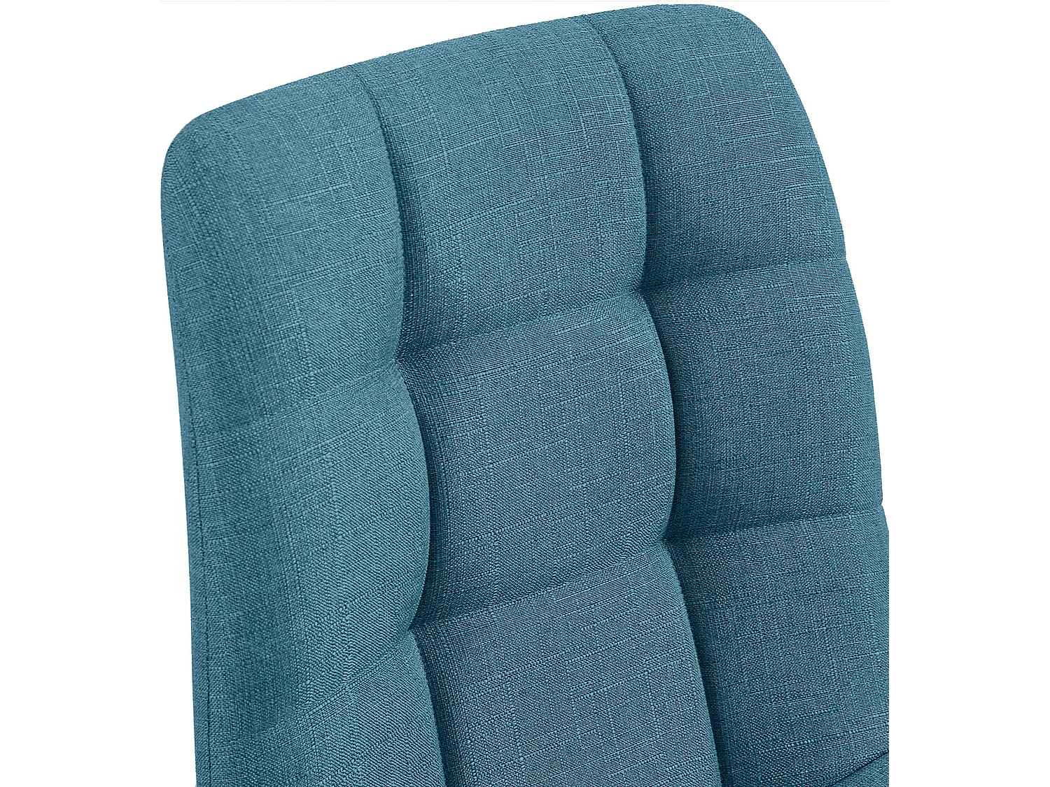 Lot de 4  chaise salle à manger - Tissu - Bleu - Tilde