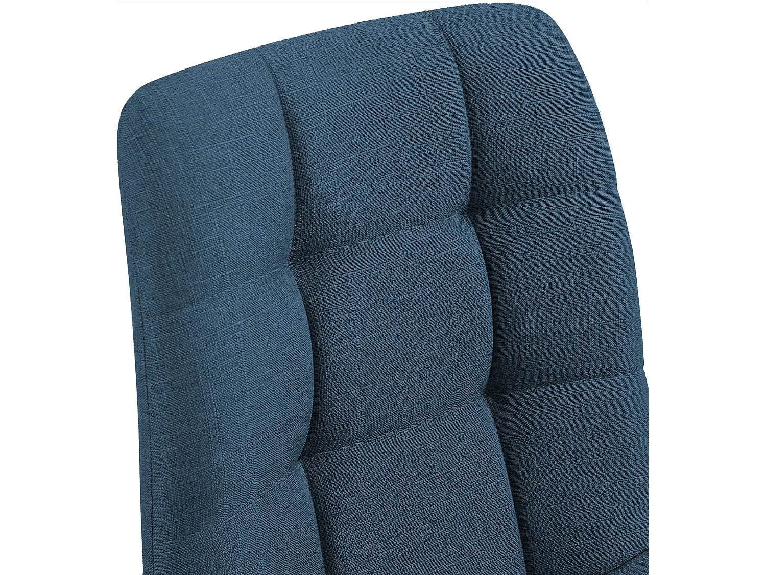 Lot de 4  chaise salle à manger - Tissu - Bleu - Tilde