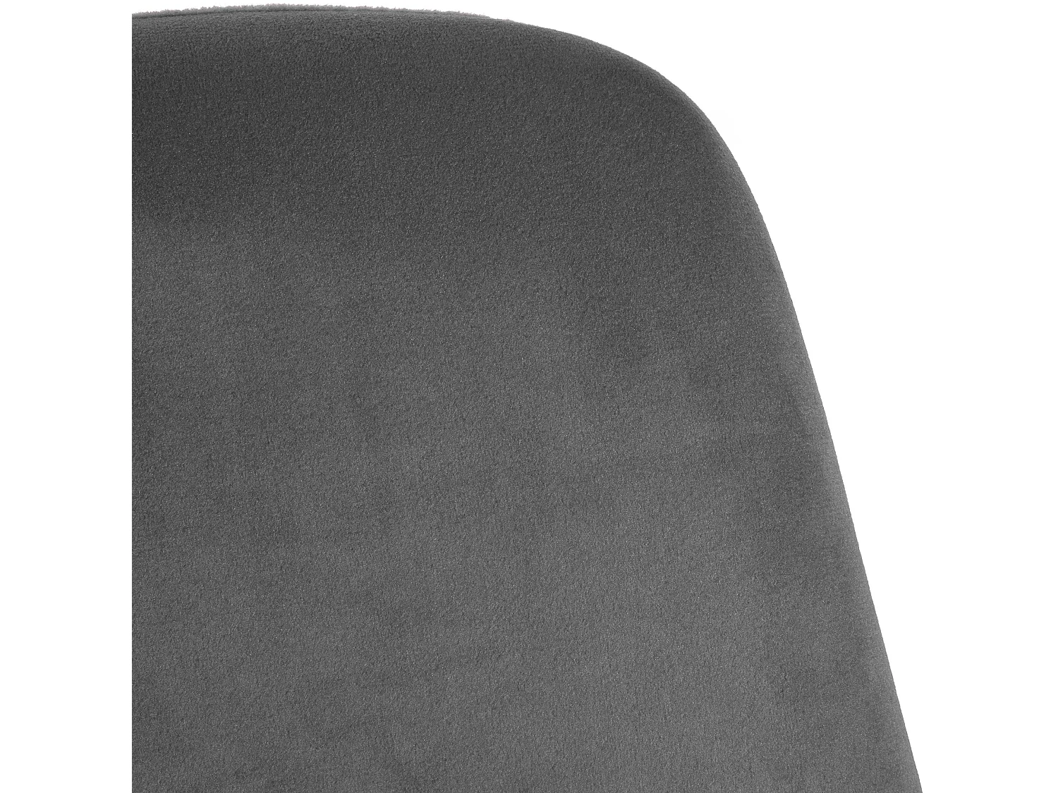 Lot de 4  chaise salle à manger - Velours & Blanc - Gris - Victoria