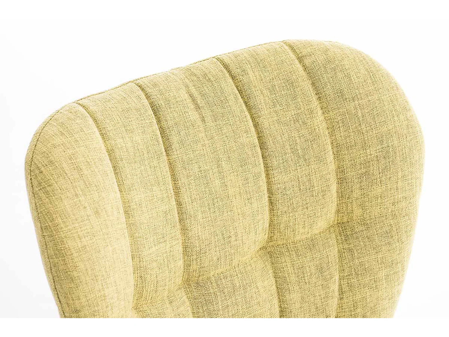 Lot de 4  chaise salle à manger - Tissu & Bois - Vert clair - Elda