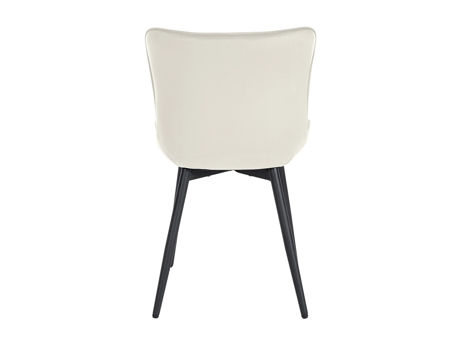 chaise salle à manger - Velours - Crème - Largo