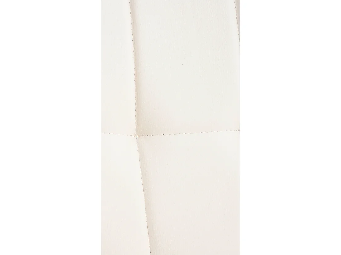 chaise salle à manger - Similicuir - Blanc - Elda