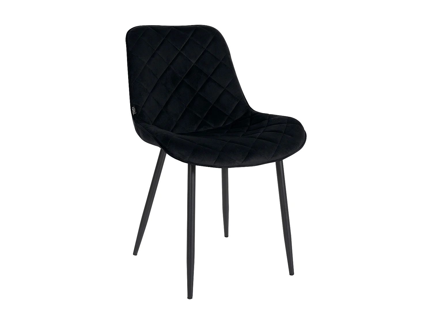 chaise salle à manger - Velours & Nature - Noir - Springs