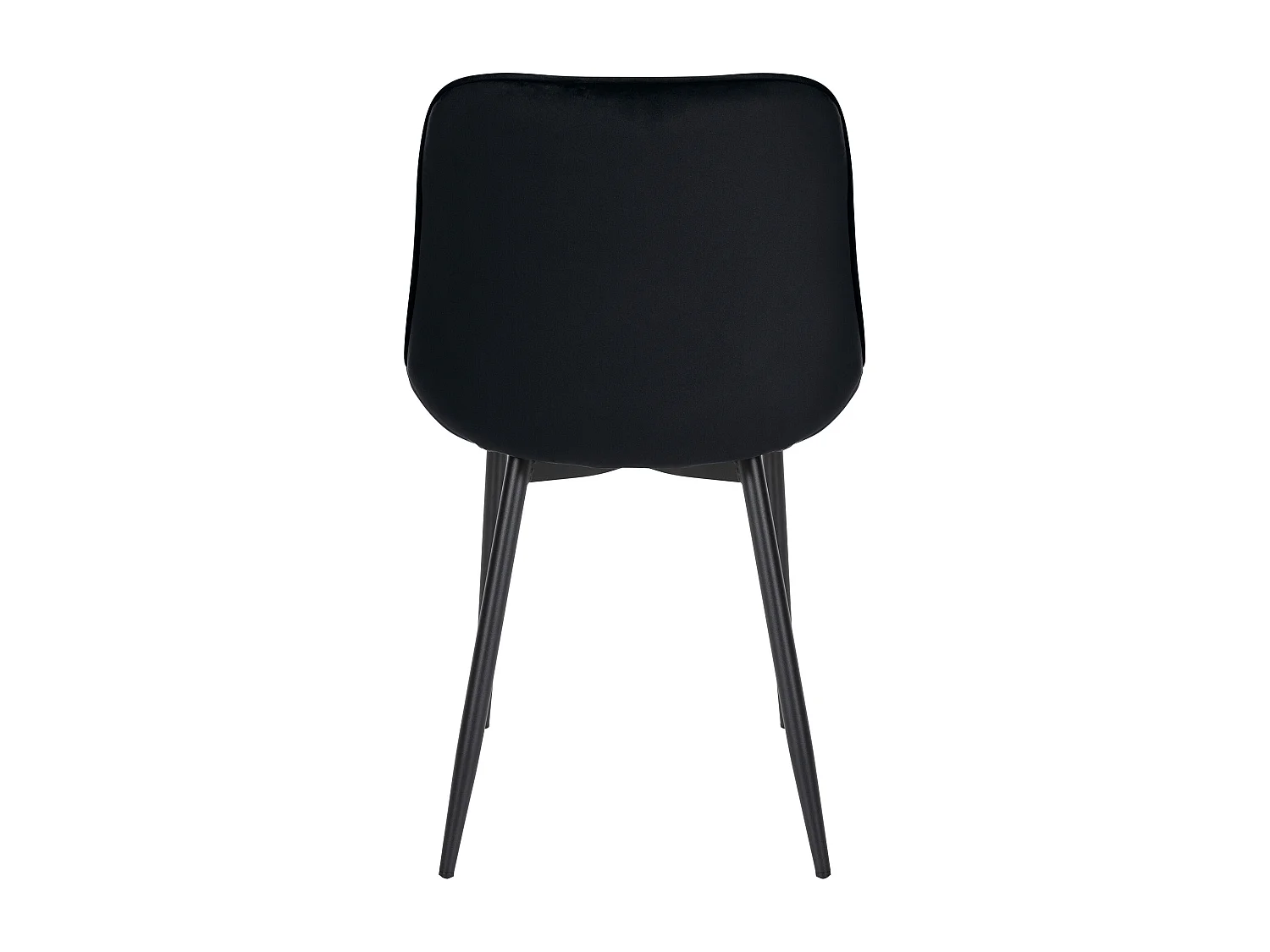 chaise salle à manger - Velours & Nature - Noir - Springs