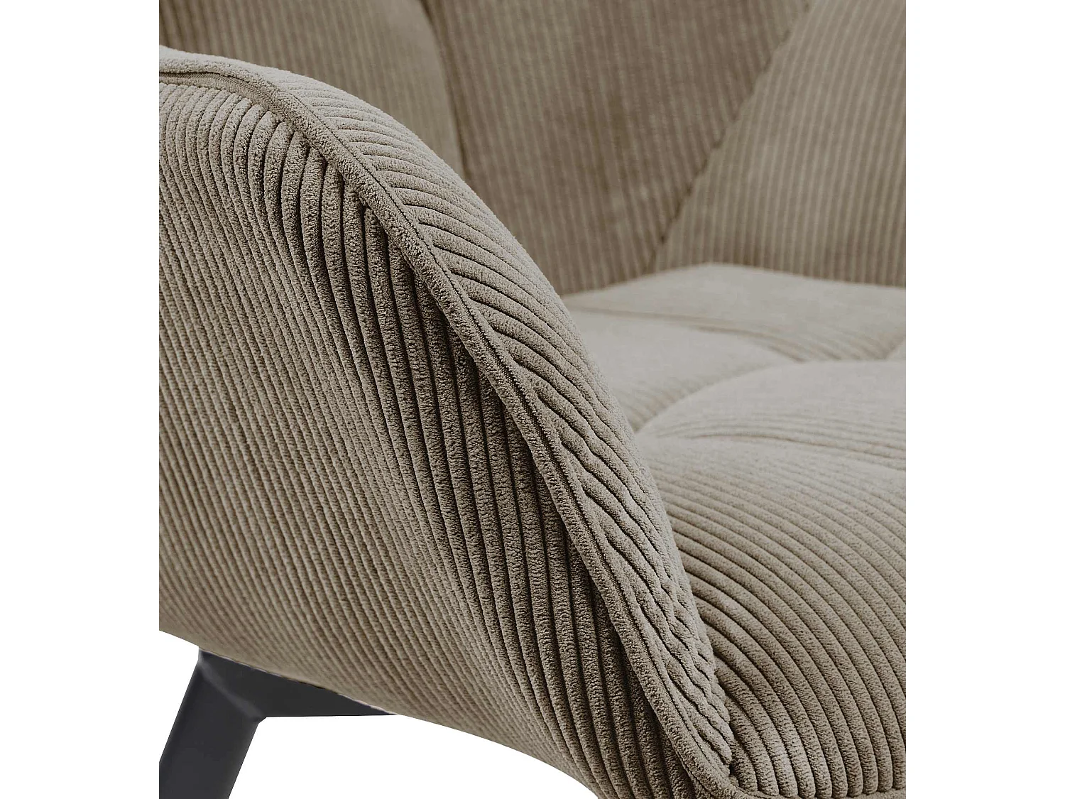 chaises avec accoudoirs - Cordon - Marron - Jordi