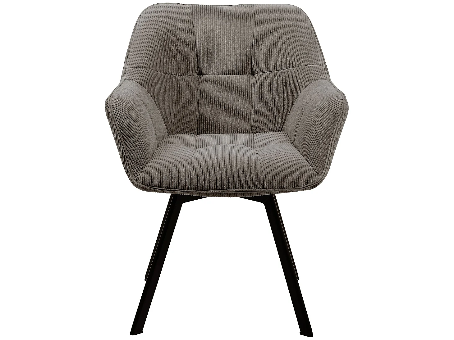 chaises avec accoudoirs - Cordon - Marron - Jordi