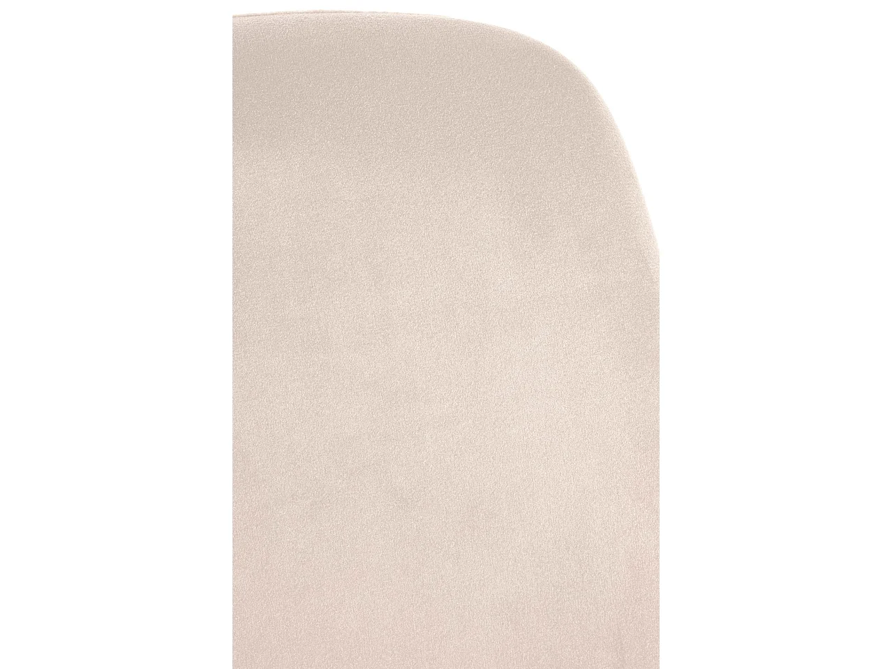 chaise salle à manger - Velours & Noir - Crème - Victoria