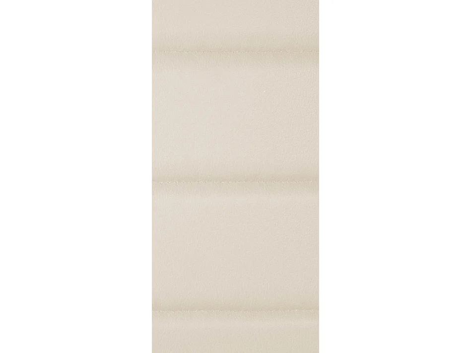 Lot de 6  chaise salle à manger - Similicuir - Crème - Mayfair